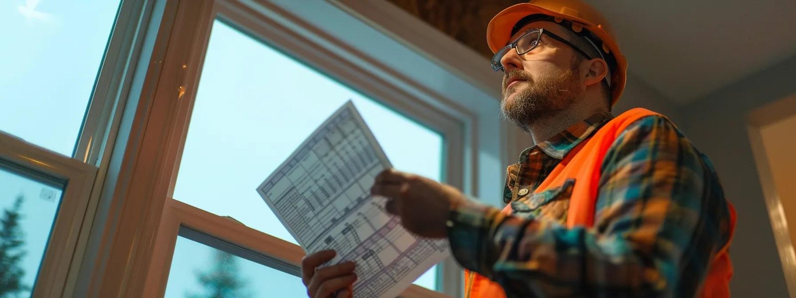 an ottawa homeowner examining a detailed spreadsheet comparing the costs and savings of spray foam insulation.